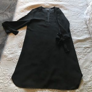 Black shift dress